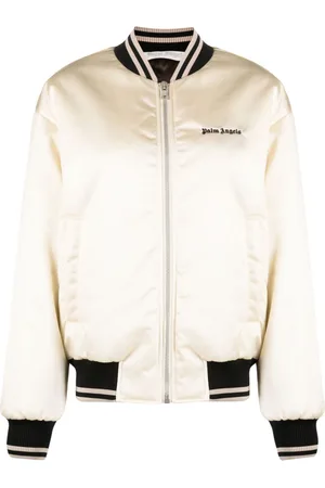 Palm Angels Logo-print bomber jacket