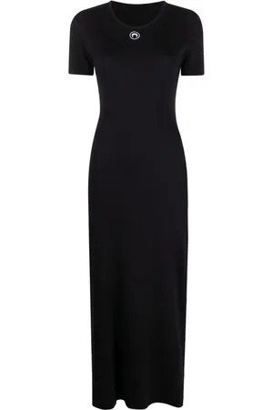 Marine Serre Crescent moon-print T-shirt dress