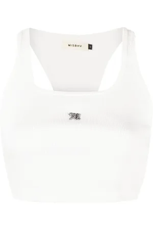 MISBHV The M logo-embroidered top
