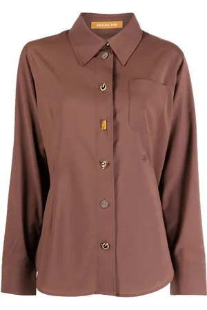 REJINA PYO Long-sleeve button-fastening shirt