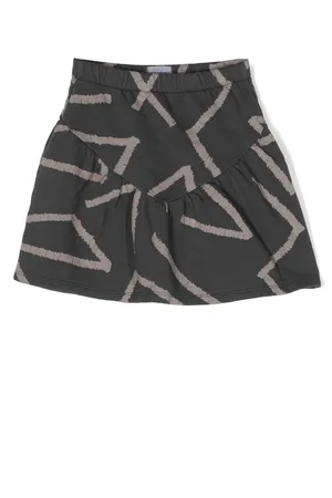 Bobo Choses Graphic-print organic cotton skirt