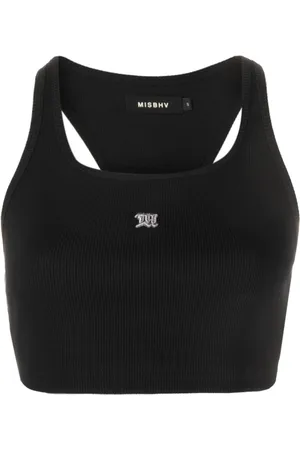 MISBHV The M logo-embroidered top