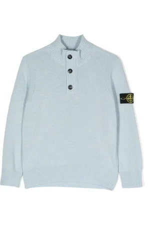 Stone Island Compass-motif knitted top