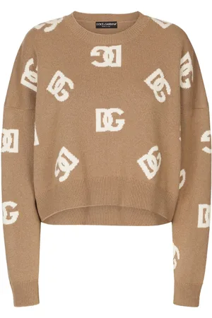 Dolce & Gabbana DG monogram virgin wool jumper