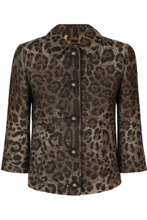 Dolce & Gabbana Leopard-patterned jacquard jacket
