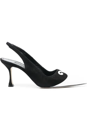 Manolo Blahnik Zaboru 75mm slingback pumps