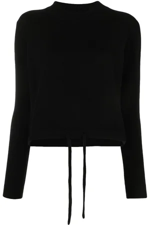 LISKA Cashmere drawstring-hem jumper