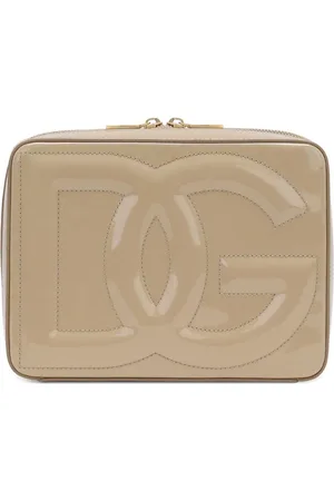 Dolce & Gabbana DG Logo patent leather camera bag