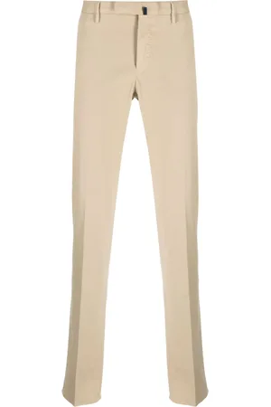 Incotex Pressed-crease slim-cut chinos