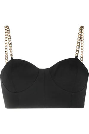 Michael Kors Chain-link strap cropped top
