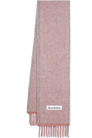 Acne Studios Fringed mohair-wool scarf