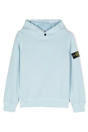 Stone Island Compass-motif cotton hoodie