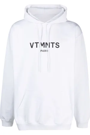 VTMNTS Logo-print drawstring hoodie