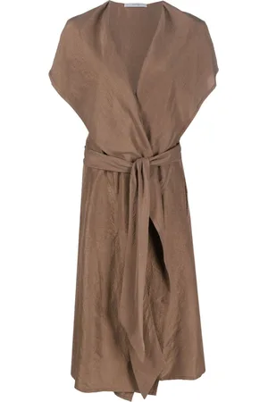 DUSAN Short-sleeve silk gilet