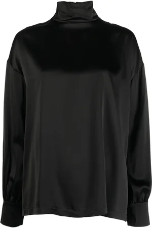 Fabiana Filippi High-neck satin blouse