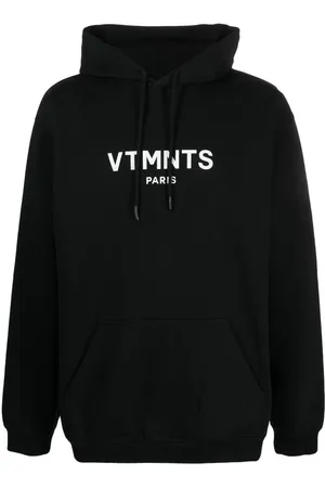 VTMNTS Logo-print drawstring hoodie