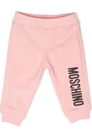 Moschino Logo-print cotton track pants