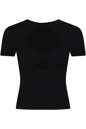Giambattista Valli Cut-out detailing short-sleeve top