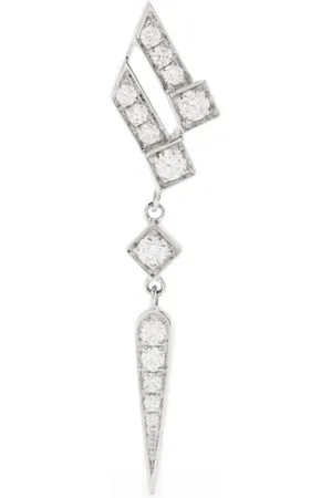 Statement Stairway Wings diamond earring