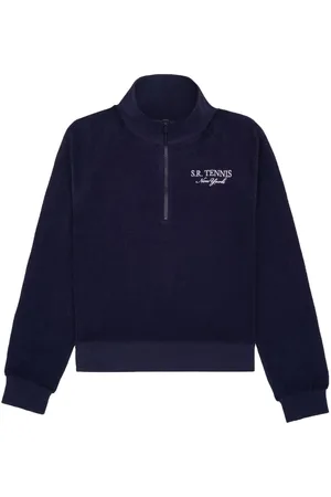 Sporty & Rich Tennis half-zip sweatshirt