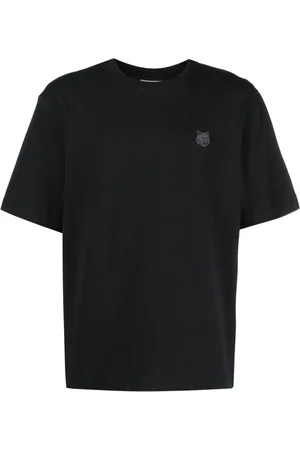 Maison Kitsuné Fox-patch cotton T-shirt