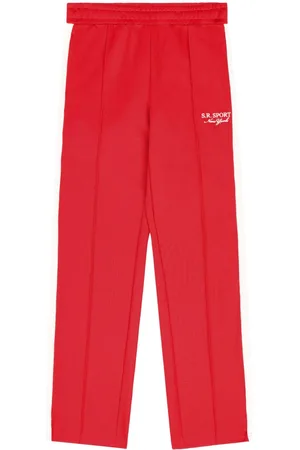 Sporty & Rich Stripe-detail track pants