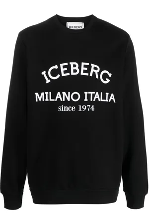 Iceberg Logo-print cotton sweatshirt