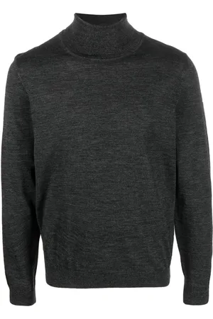 HUGO BOSS Roll-neck virgin wool jumper