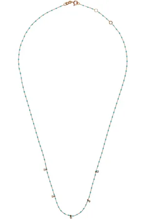 GIGI CLOZEAU 18kt yellow Mini Gigi diamond necklace
