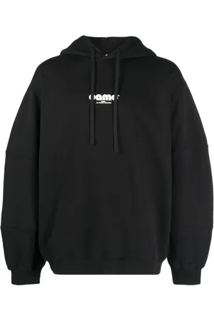 OAMC Logo-patch cotton hoodie