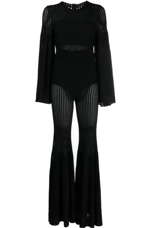 ANTONINO VALENTI Desiree ribbed flared-design jumpsuit