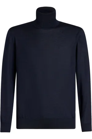 Etro Pegaso-embroidered high-neck jumper