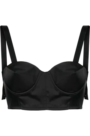 Maison Margiela Satin balconette bra