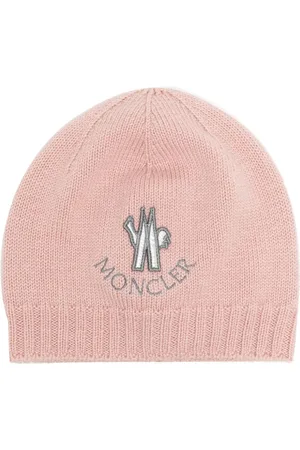Moncler Logo-patch knitted wool beanie