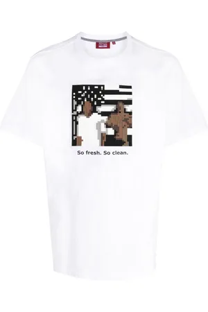 MOSTLY HEARD RARELY SEEN Graphic-print short-sleeve T-shirt
