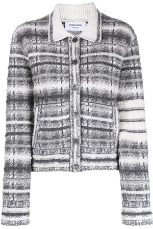 Thom Browne Check-print 4-Bar jacket