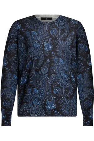 Etro Paisley-pattern crew-neck jumper