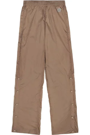 Sporty & Rich Logo-patch straight-leg trousers