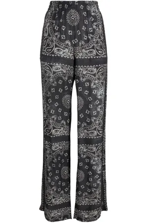 Golden Goose Paisley-print wide-leg trousers