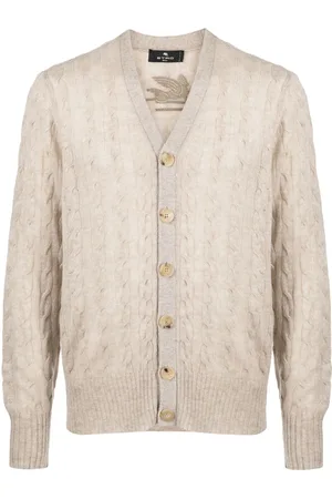 Etro Cable-knit cashmere cardigan