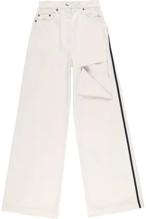 Peter Do Ripped straight-leg jeans