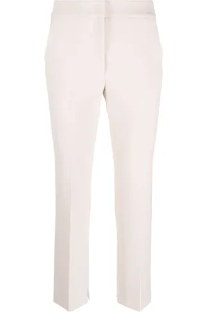 PESERICO SIGN High-waist straight-leg trousers