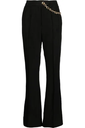 AJE Opal chain-link flared trousers