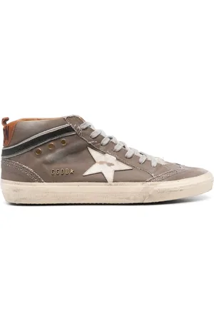Golden Goose Mid Star distressed-effect sneakers