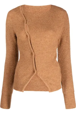 Jacquemus La Maille Pau asymmetric cardigan