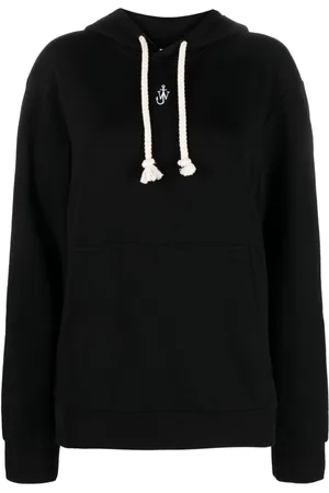 J.W.Anderson Logo-embroidered cotton blend hoodie