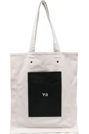Y-3 Lux logo-print tote bag