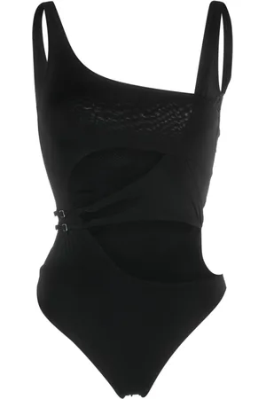 OFF-WHITE Cut-out high-cut swimsuit