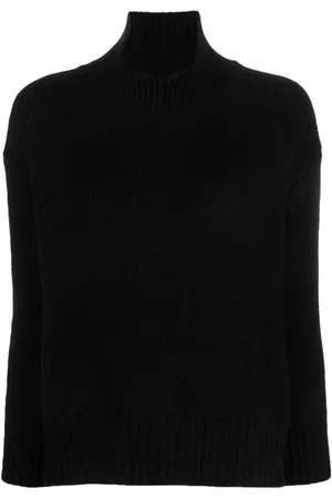 LISKA Ribbed-knit cashmere jumper