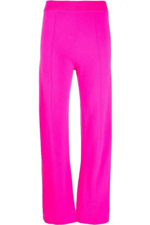 Chinti & Parker Fine-knit wide-leg track pants